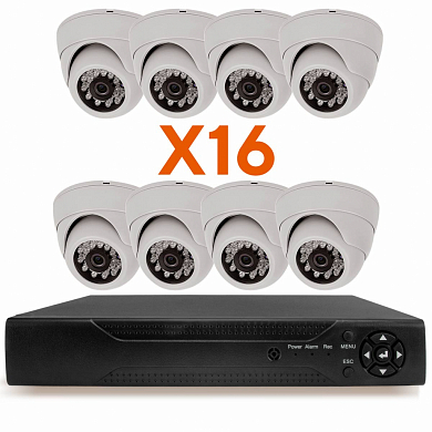 Комплект видеонаблюдения AHD 2Мп Ps-Link KIT-A216HD / 16 камер — детальное фото