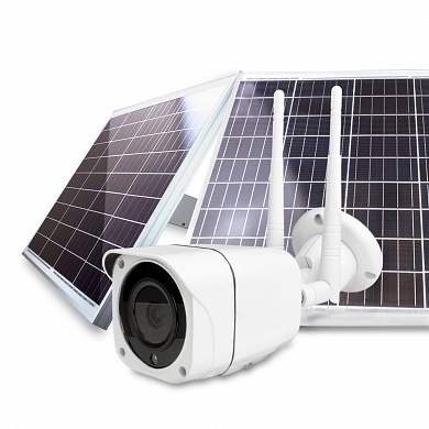 Беспроводная автономная 4G камера 2Мп PST GBK120W20 с 2 солнечными панелями по 60Вт — детальное фото