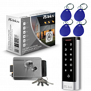Комплект СКУД на одну дверь Ps-Link KIT-T1101EM-SSM / эл. механический замок / кодовая панель / RFID — фото товара