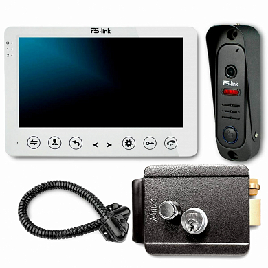 Комплект видеодомофона с электромеханическим замком Ps-Link KIT-715DP-MG — детальное фото