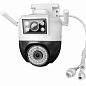 Камера видеонаблюдения WIFI 2Мп Ps-Link PS-WPG20  / 2 объектива / LED / поворотная