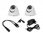 Комплект видеонаблюдения AHD 2Мп Ps-link KIT-A202HDM / 2 камеры / запись звука