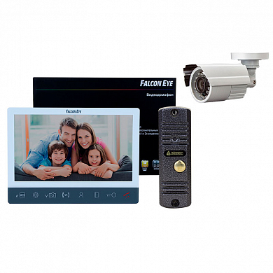 Комплект видеонаблюдения с домофоном вызывной панелью и двумя камерами 2 Мп MilanoHD-101C — детальное фото
