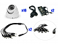 Комплект видеонаблюдения AHD 2Мп Ps-Link KIT-A216HD / 16 камер