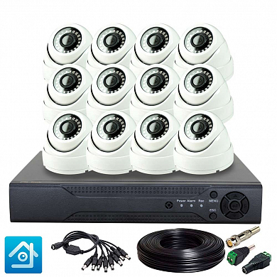 Комплект видеонаблюдения AHD 2Мп Ps-Link KIT-A212HD / 12 камер — детальное фото