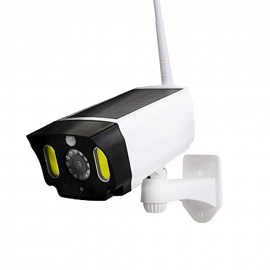 Муляж уличной видеокамеры YG-1475 с прожектором, датчиком движения, ИК подсветкой — детальное фото