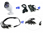 Комплект видеонаблюдения AHD Ps-Link KIT-C216HD 16 камер 2Мп уличные