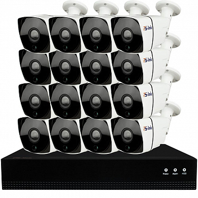Комплект видеонаблюдения IP Ps-Link KIT-C816IP-POE / 8Мп / 16 камер / питание POE — детальное фото