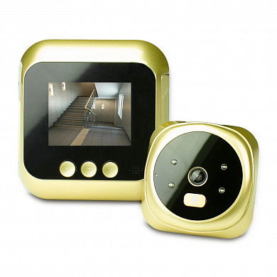 Видеоглазок для входной двери Ps-Link PDV5 Gold — детальное фото