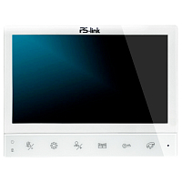 Видеодомофон проводной Ps-Link PS-729DP-FHD Белый с экраном 7" и реле ворот — фото товара