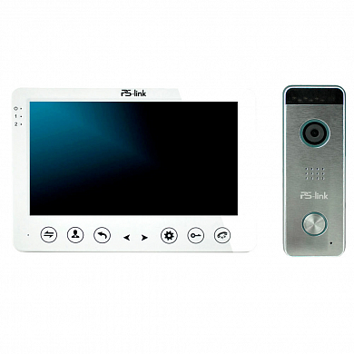 Комплект видеодомофона с вызывной панелью Ps-Link KIT-715DP-207CR-S — детальное фото